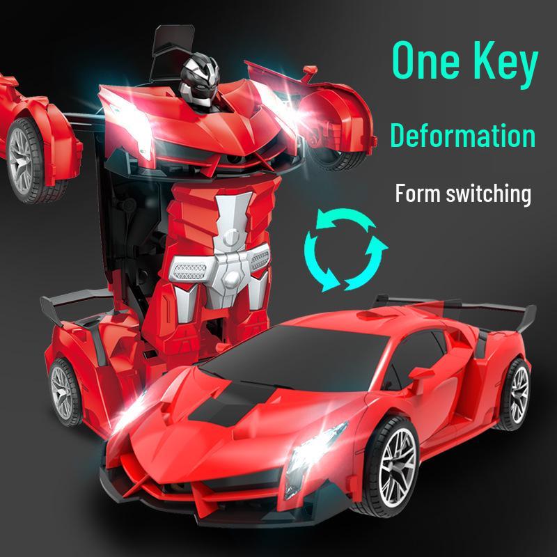 1:18 Remote Control King Kong Robot Car - 2.4G Electric Transforming Toy