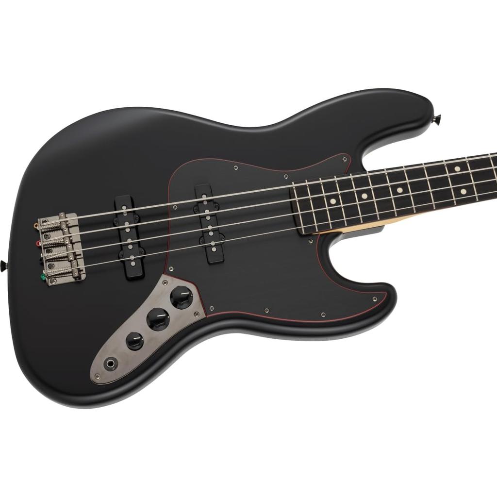 Fender /Сделано в Японии Ограниченная серия Hybrid II Jazz Bass Noir Палисандровая накладка грифа Черный