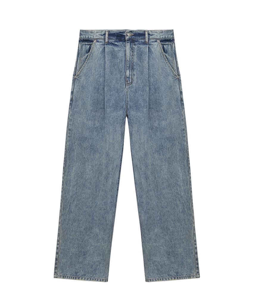 INSTANTFUNK Ms Snow Washed Wide Denim Pants
