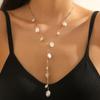 Accessories Simple Pearl Long Necklace Niche Light Luxury High-end Long Y-shaped Pearl Necklace
