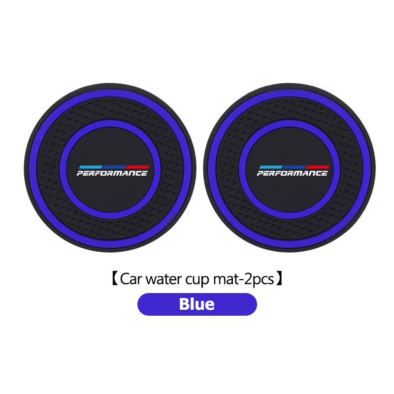 For BMW 2pcs Car Silicone Coaster Water Cup Anti-slip Pad Accessories 1 3 5 Series X1 X3 X4 X5 X7 G20 G38 F20 F39 F48 E46