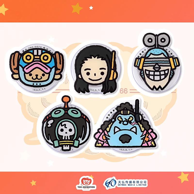 1 шт. Официальный держатель для телефона ONE PIECE Серия Aigehede Blind Box Сильная магнитная адсорбция / Амортизация подушкой безопасности для подарков.