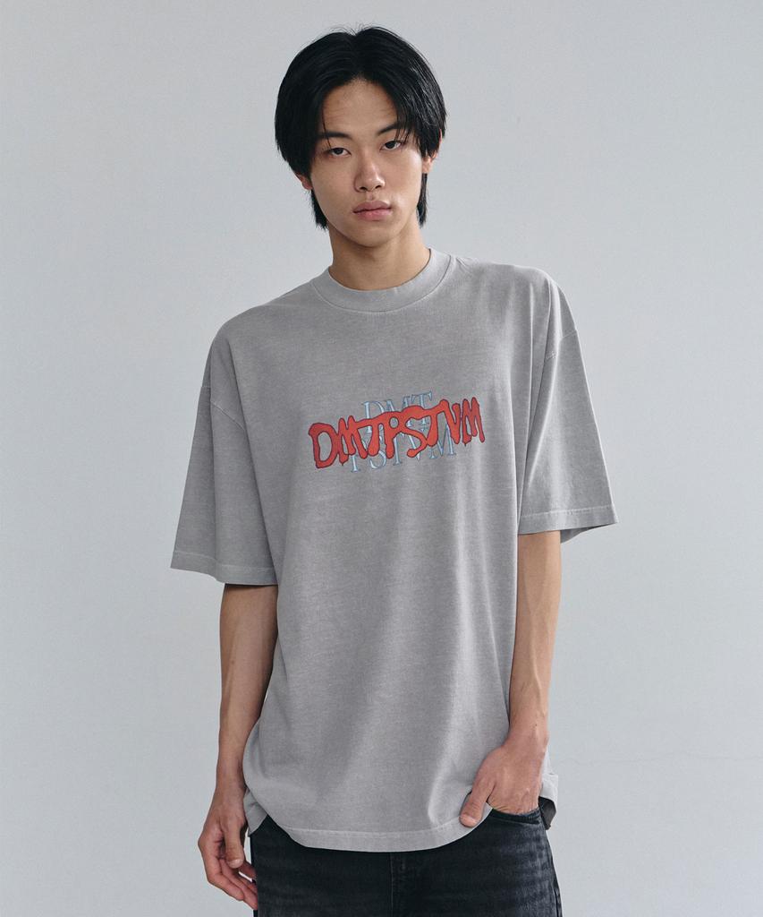 DIMITO Crt Type Dmt Ssv Gd 6.5Oz Футболка Темно-серебристый