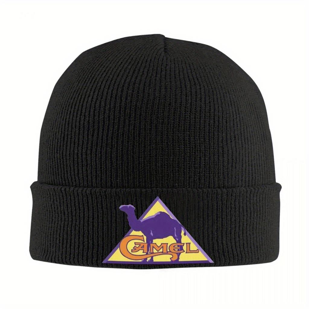 Графические хипстерские шапки-бини Camel Cigarettes Вязаная шапка Наружный головной убор Взрослые Унисекс Кепки Осень Индивидуальные Милые шапки-бонни Подарок