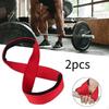 2Pcs Weight Lifting Straps Anti Slip Figure 8 Deadlift Wear Resistant for Bodybuilding Gym