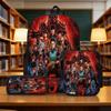Strangerthings5 Школьная сумка для ученика Сумка Рюкзак Сумка для еды Рюкзак Набор из трех предметов