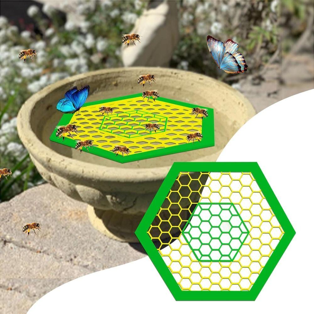 Plastic Bee Water Catcher Cups for Outdoor Garden Butterfly Water Stations Hot Bee Bath for Garden