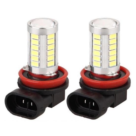 2Pcs 12V H11 5630 33SND Car LED Fog Light Daytime Running Head Front