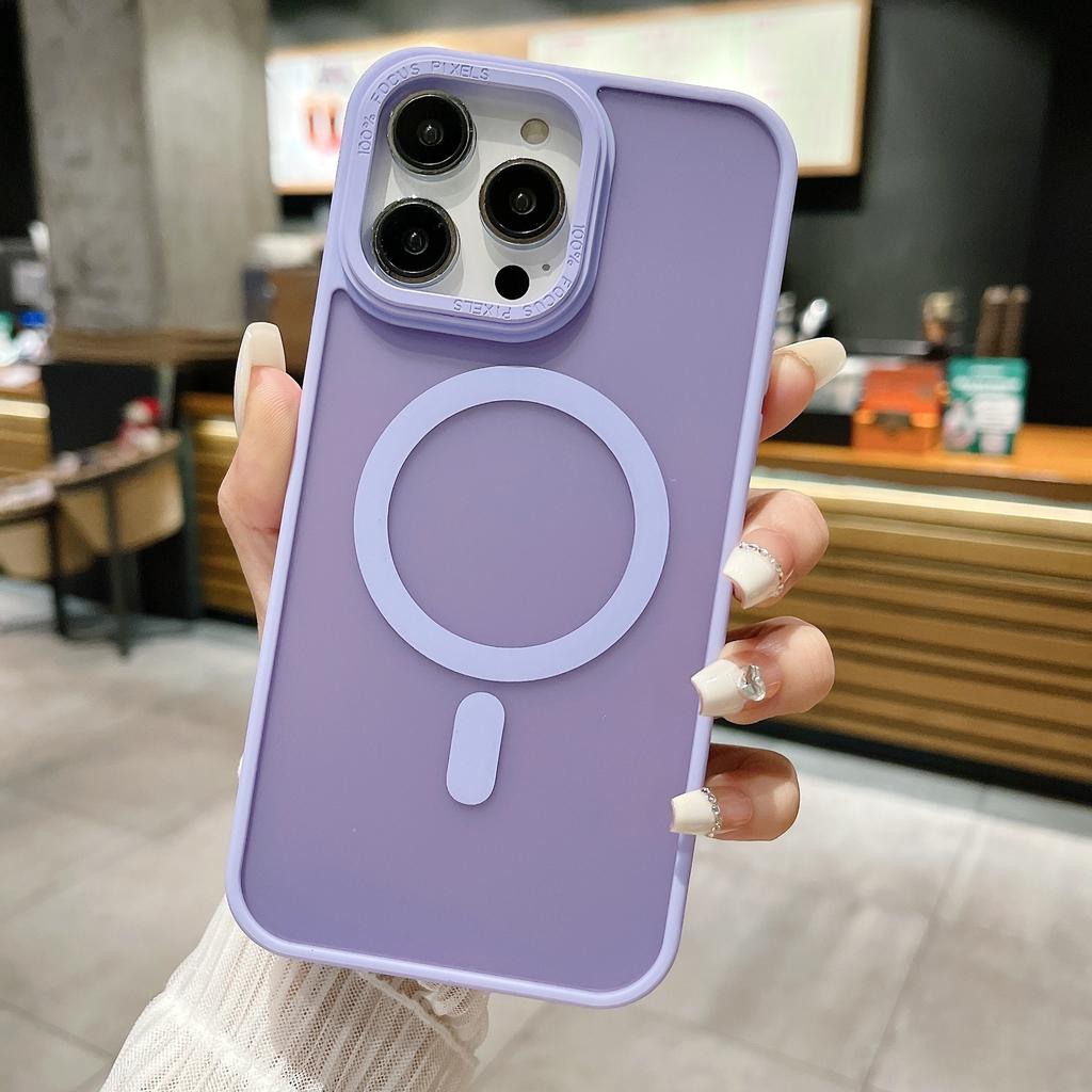 Новый продукт для Apple 16promax Магнитный чехол для телефона для IPhone 15, чувствительный к коже, высококачественный, противоударный, полупрозрачный