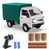 Радиоуправляемая машинка-грузовик, игрушка-модель, совместима с DIY, Мини-модель RC в масштабе 1:16, Время работы 60 минут, Светодиодные огни, Звуковые эффекты, Функция дрифта, 2,4 ГГц,