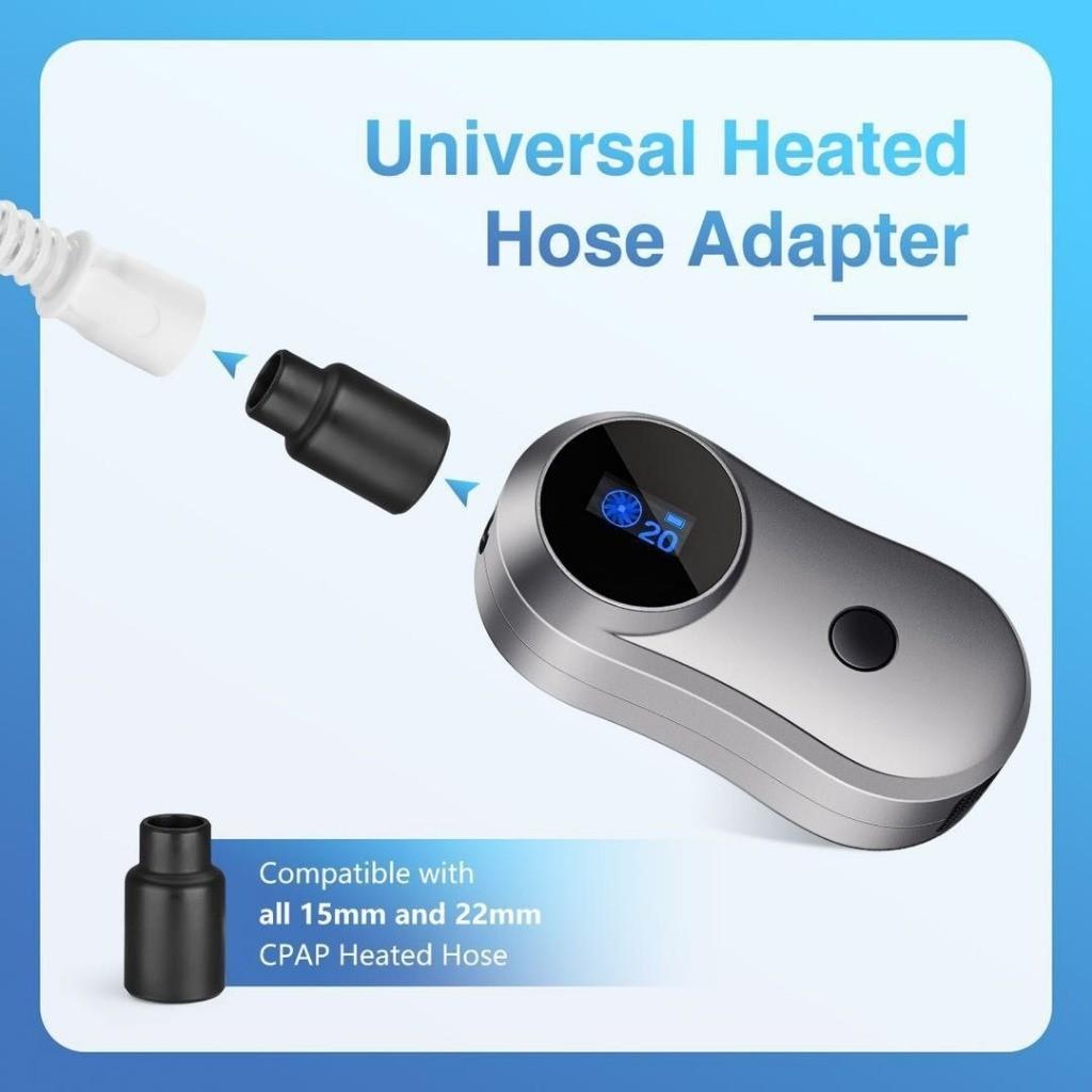Портативный очиститель CPAP Озоновый стерилизатор Светодиодный экран Зарядка через USB-C Стерилизация и очистка Комплект для чистки респиратора
