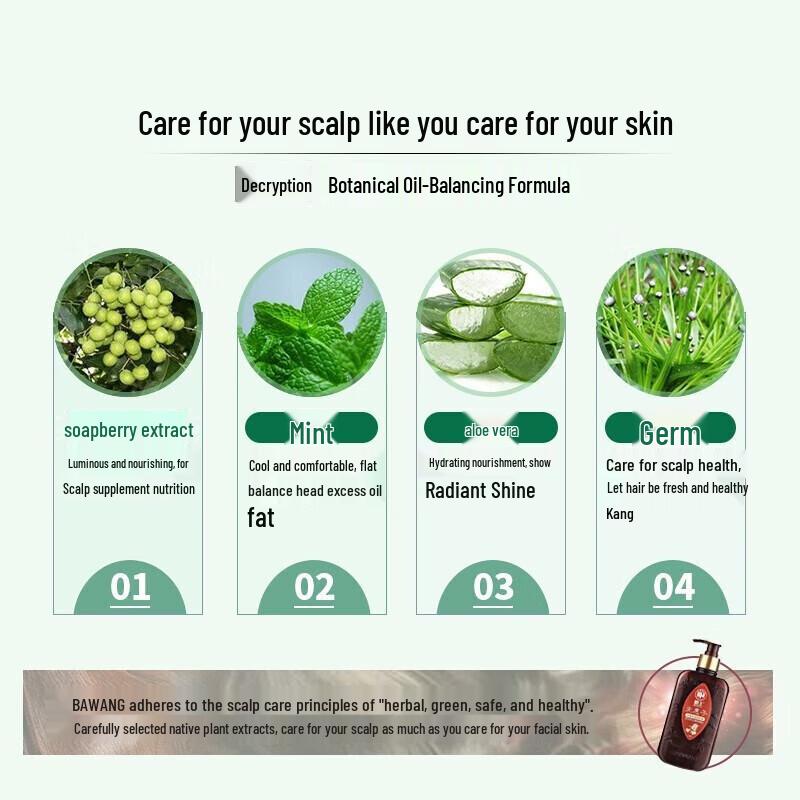 Bawang Soapberry Balancing Oil Control Shampoo