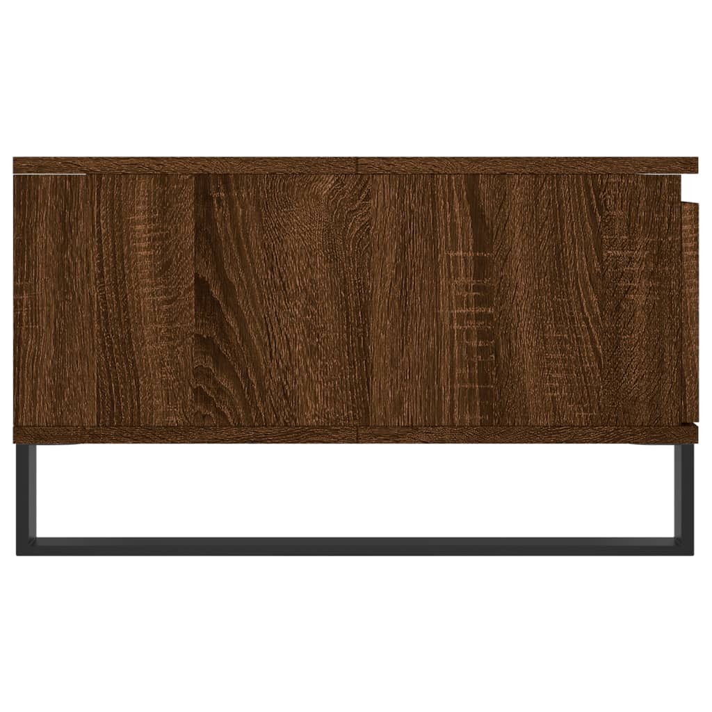 Coffee Table Brown Oak Look 90 x 60 x 35 cm Engineered Wood