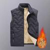 Men's Thick Cotton Wool Vest for Middle-Aged and Elderly – Warm Autumn & Winter Waistcoat