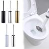 Holder Toilet Brush Brushed Nickel Stainles Steel Round Freestanding Bowl Toilet