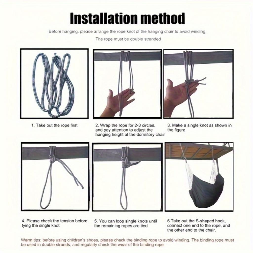 1pc Comfortable Canvas Hammock Chair with Cushion and Pillow - Durable Indoor/Outdoor Swing Seat for Garden, Patio, Camping, Home Relaxation