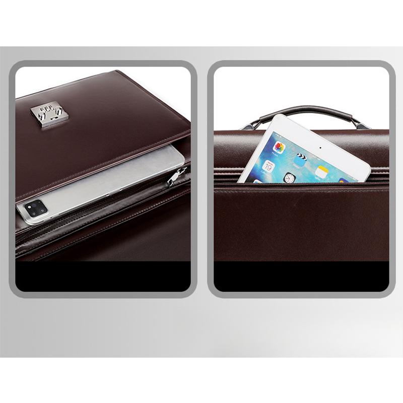 Портативная мужская компьютерная сумка с несколькими отделениями, запирающаяся на пароль, водонепроницаемая, вместительная, износостойкая, продвинутая, кроссбоди