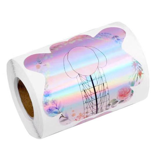 Yousheng 100Pcs Professional Long Nail Forms Acrylic Nail Paper Forms Easy To Use Thick Nail Extension Forms Manicure Tools