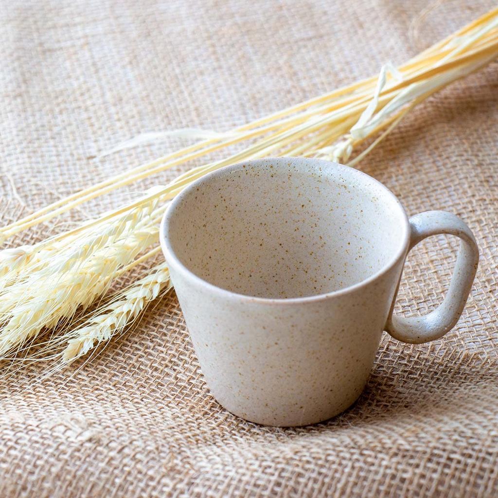 Кружка Wired Beans Eternal Shigaraki Ware Пшенично-бежевая 240 мл, Кружка,
