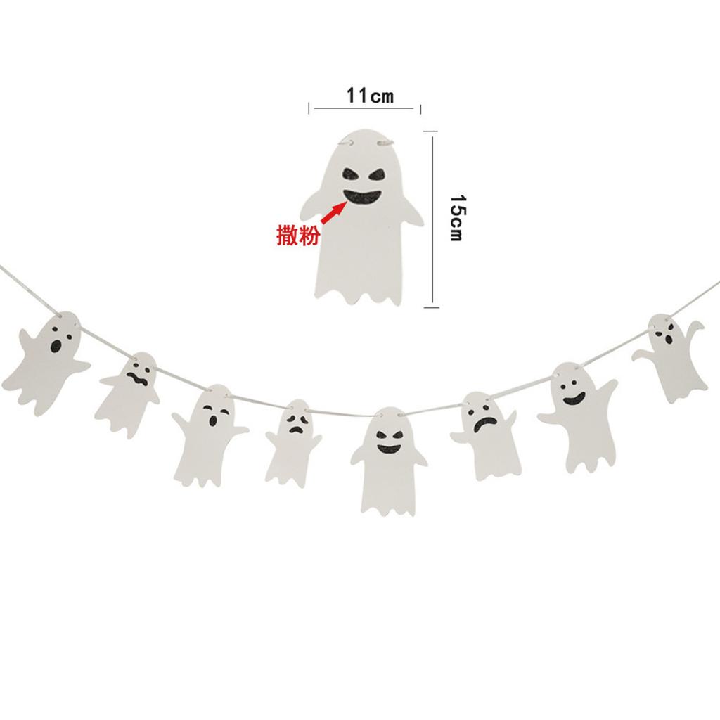 Halloween Horror Decoration Ghost Latte Haunted House Arrangement Props Ghost Latte Flag Spot Customization