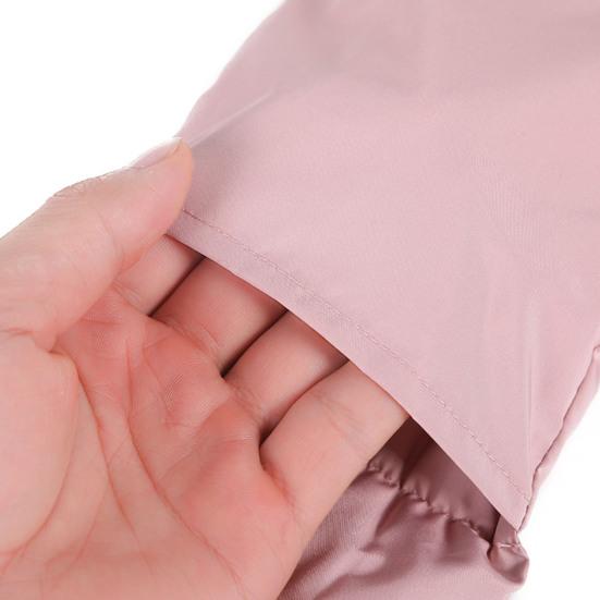 Down Scarf with Pocket Design Solid Color Waterproof Wear-Resistant Winter Versatile Scarf Daily Outdoor