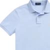 Polo Ralph Lauren Однотонная футболка-поло Slim Fit с логотипом Мужские топы Светло-голубой 710680784-425