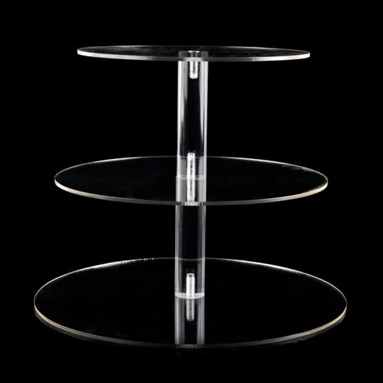 Прозрачный круглый держатель для торта, акриловый, 44989, ярусная стойка для кексов, подставка для вечеринки