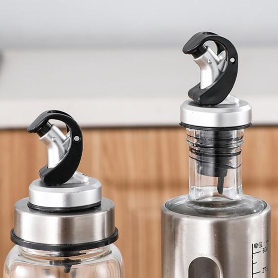 Practical Vinegar Bottle Stopper Detachable Smooth Pouring Reusable Soy Sauce Oil Bottle Cap