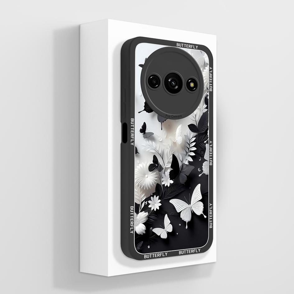 Милый клубничный и медвежий противоударный чехол из жидкого силикона для Redmi A1-A4