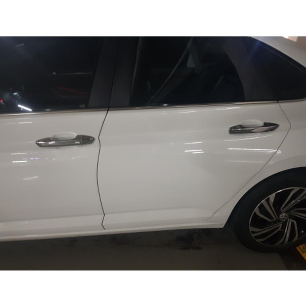 Для Volkswagen VW Jetta A7 прочная хромированная накладка на дверную ручку, автомобильные аксессуары, наклейки для стайлинга