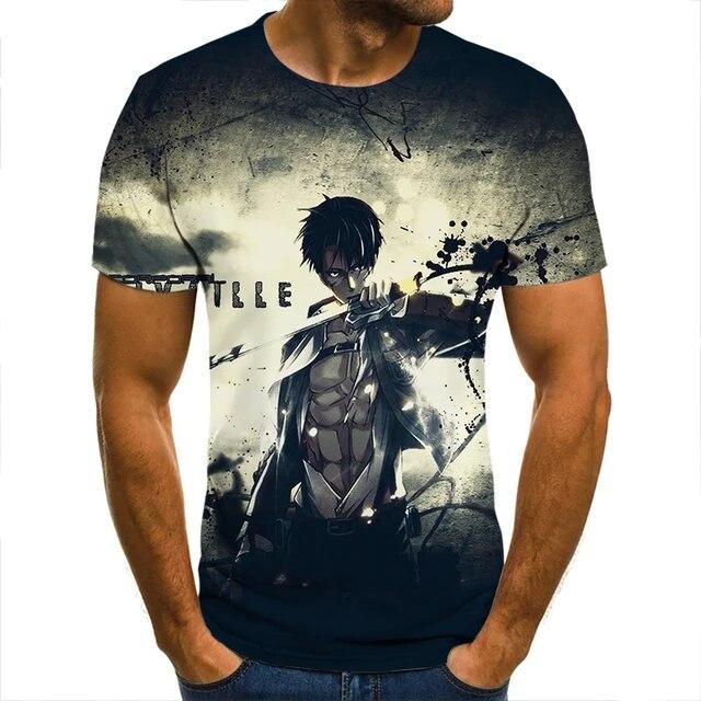 3D футболка «Атака Титанов», одежда солдата для мужчин, женщин, детей, крутые футболки с короткими рукавами, модные повседневные летние уличные одежды для мальчиков и детей
