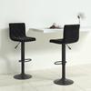 VidaXL Set of 2 Bar Stools, Pub Chair, Bistro Seat, Furniture for Dining Room Kitchen Living Room Home Interior, 333728