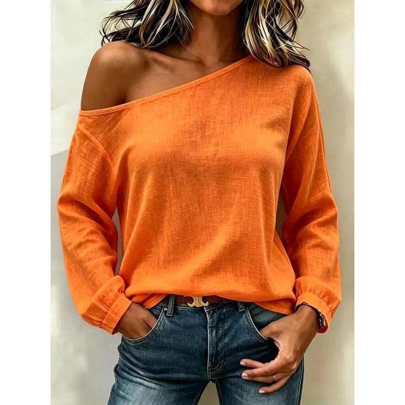 PEYWOW Women's Fashion Spring Autumn Casual Leopard Print Long Sleeve Blouses & Shirts