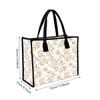 Elegant Floral Tote Bag Stylish Casual Daily Carry Handbag for Women