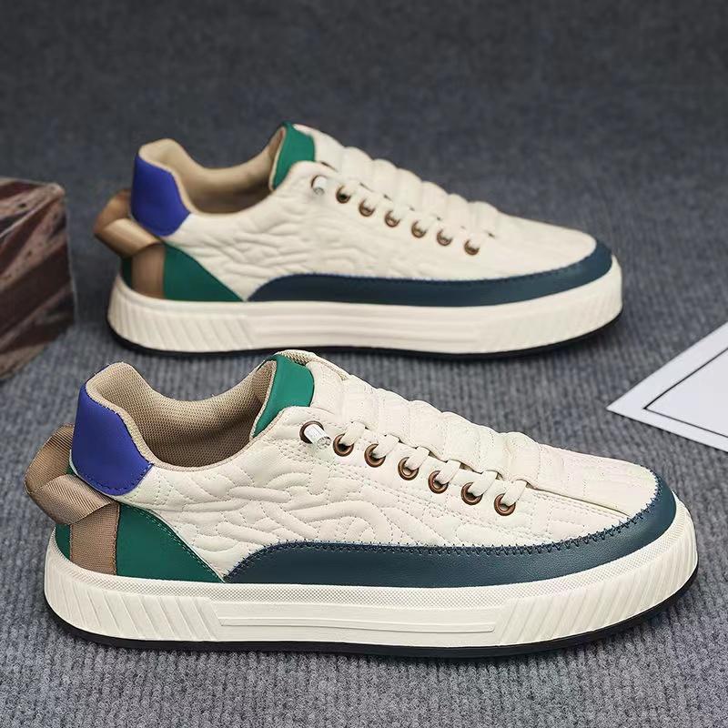 Модная обувь в корейском стиле, модные кеды на плоской подошве, мужские удобные спортивные кроссовки, мужские корейские кеды, повседневная обувь для бега