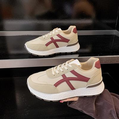 Популярные папины кроссовки женские весна и осень 2025 новые универсальные повседневные кроссовки на платформе спортивные легкие ретро кроссовки Форреста Гампа