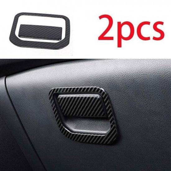 Carbon Fiber Steel Co-Pilot Storage Box Handle For Toyota Highlander -