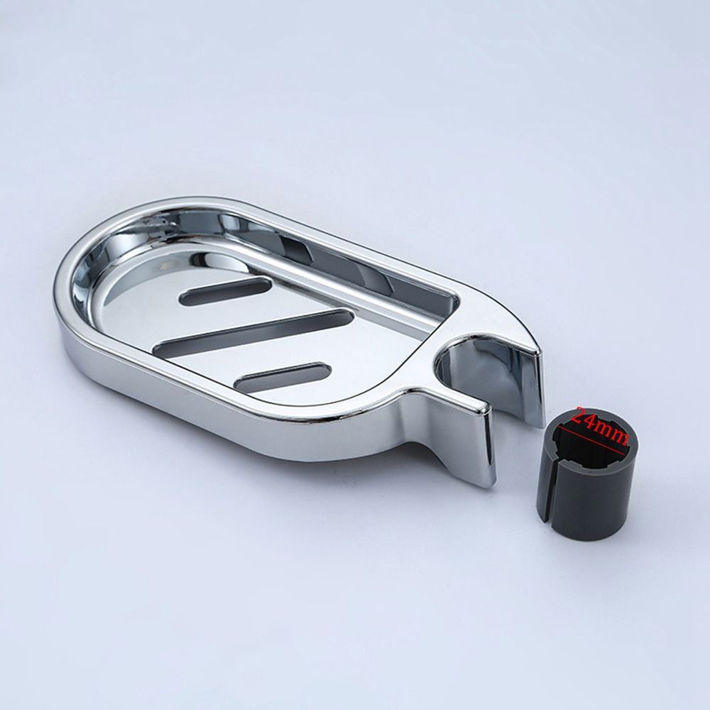 For 22 24 25 mm Home Bath Shower Plates Soap Holder Soap Dishes Adjustable Rail Slide