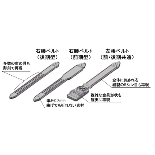 Fine Molds 1/48 Nano Aviation Series Japanese Army Aircraft Seatbelt Plastic Model Kit Parts NC3