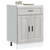 VidaXL Kitchen Cabinet Porto Sonoma Grey Engineered Wood 853973