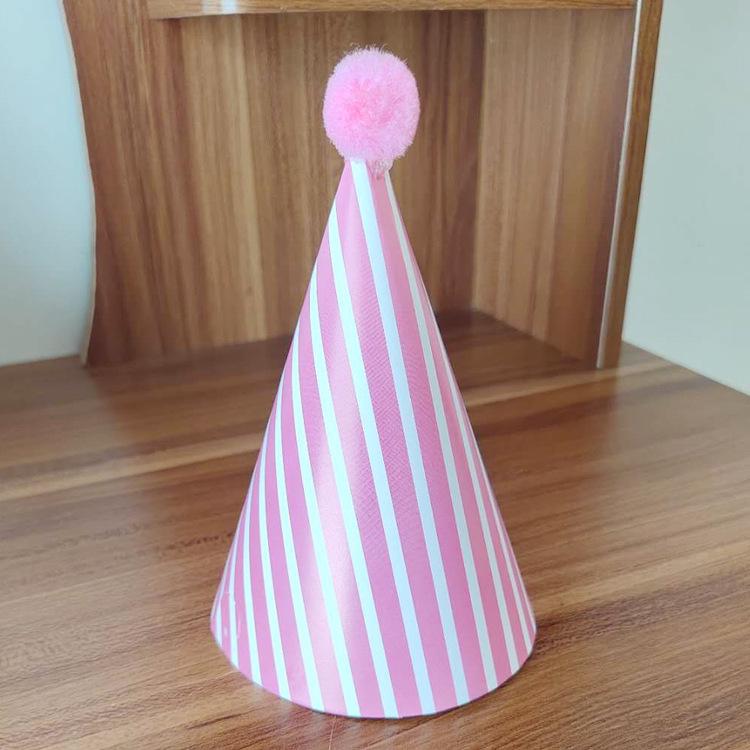 Xiaohongshu Style Birthday Hat & Cake Decorations - Fun Photo Props for Baby's First Birthday