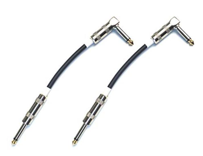 Sound MOMO Guitar Patch Cable P3LL Black 20cm [MOGAMI 2524]