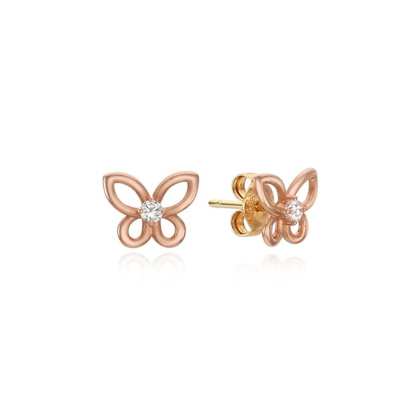 Tirrlirr 14K Pink Gold Earrings Tesk4P20972S(Na)