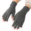 1 пара модных эластичных перчаток без пальцев, которые не царапают кожу, унисекс, компрессионные перчатки от артрита для дома