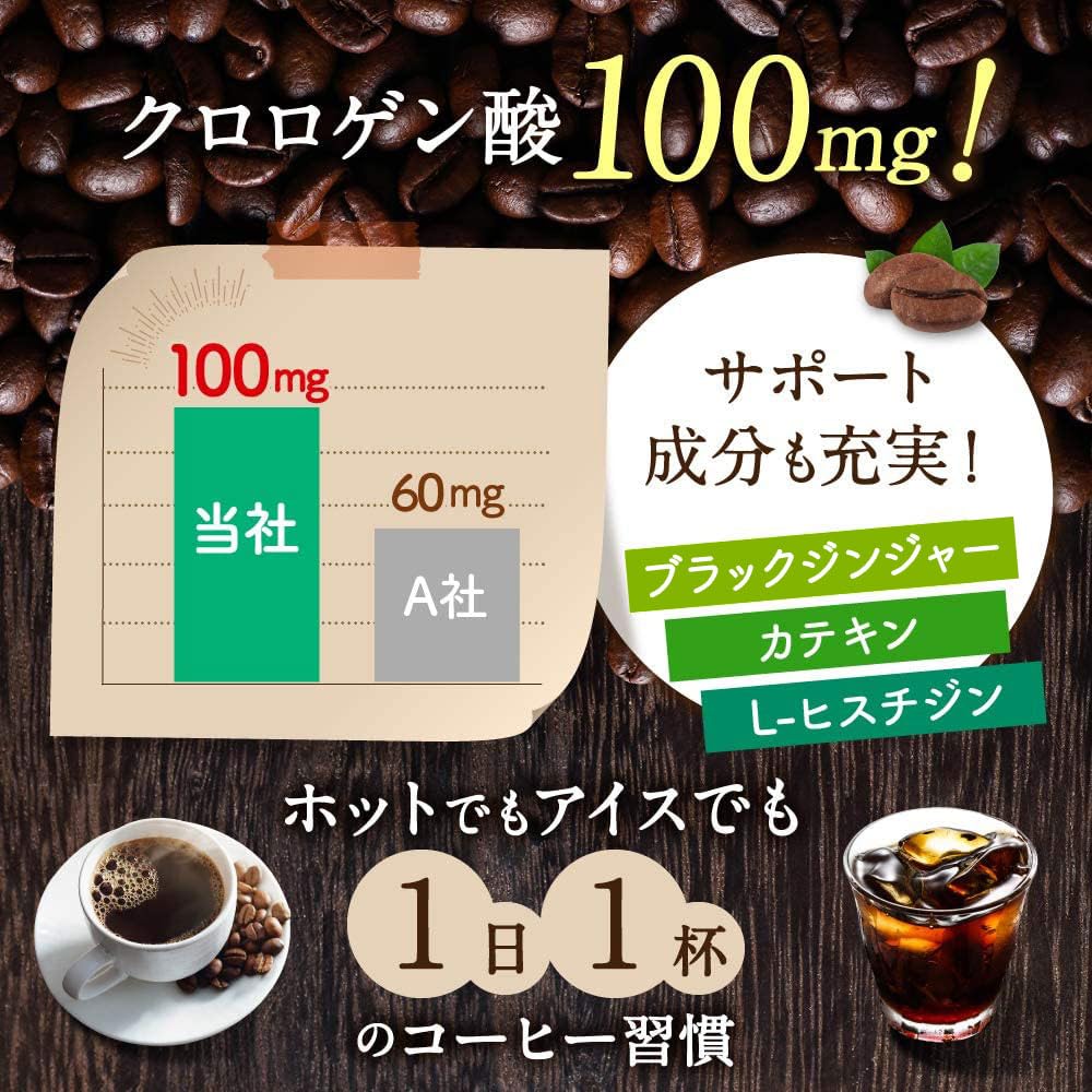 ОТЛИЧНО (ПРЕКРАСНАЯ ЯПОНИЯ) Fine Meta Coffee, порошок на 60 чашек, с хлорогеновой кислотой, олигосахаридами, черным имбирем и катехином, произведено в Японии.