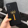 Чехол для Samsung Galaxy M52 5G SM-M526B Милая Корона Буквы Чехол Мягкий Силиконовый Чехлы для Телефона Для Samsung M52 M 52 GalaxyM52 Fundas