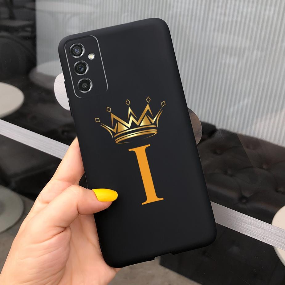 Чехол для Samsung Galaxy M52 5G SM-M526B Милая Корона Буквы Чехол Мягкий Силиконовый Чехлы для Телефона Для Samsung M52 M 52 GalaxyM52 Fundas