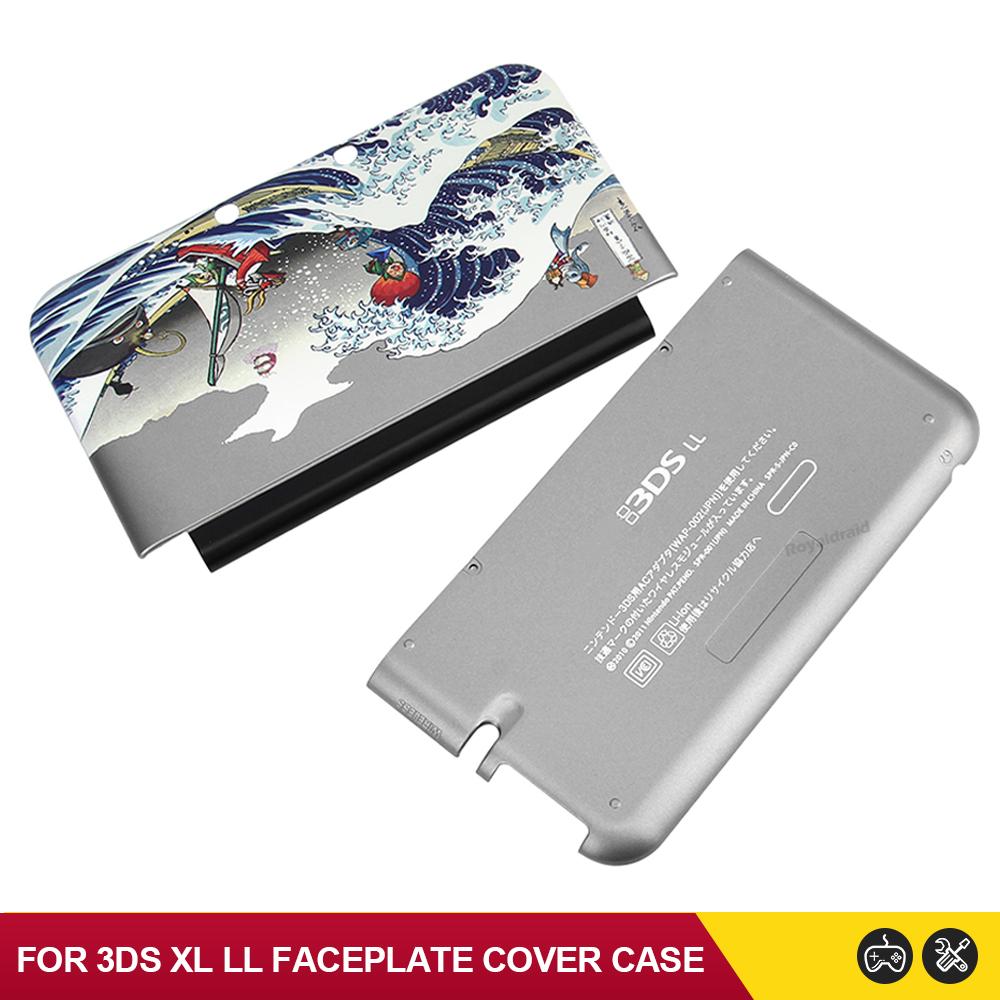 Сменная лицевая панель, чехол для консоли 3DS XL 3DS LL, корпус, верхняя и нижняя крышка корпуса для игровых аксессуаров 3DS XL LL