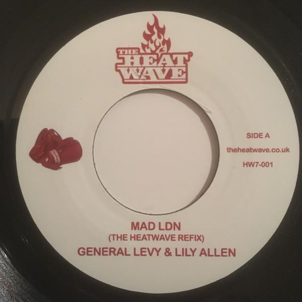 7-дюймовая пластинка GENERAL LEVY LILY ALLEN PAPA SA LDN Rights Mad LDN HW7001 The Heatwave 2007 UK Reggae Ska Dub Б/у