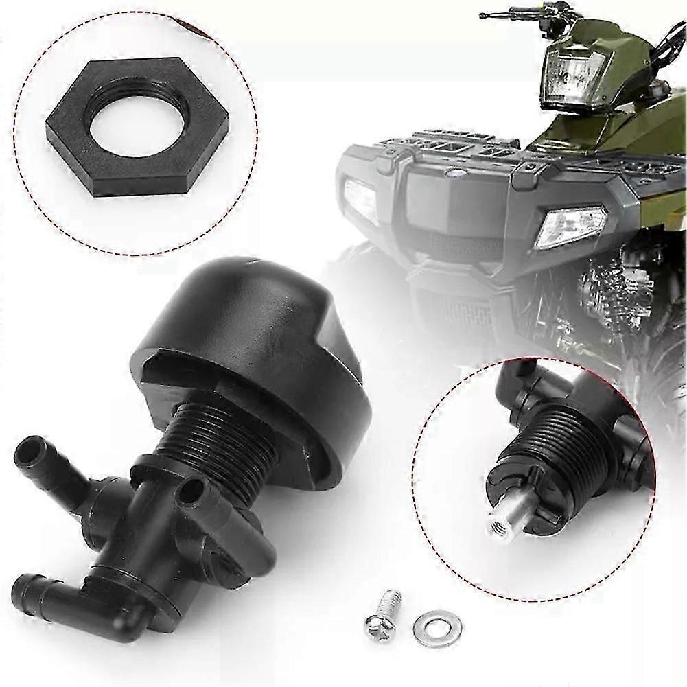 Fuel Tank Valve Petcock 3 Way & Knob NUT 7052161 for Polaris Magnum 325 330 500